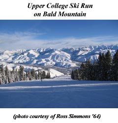 Upper College Ski Run - Sun Valley, Idaho . . .